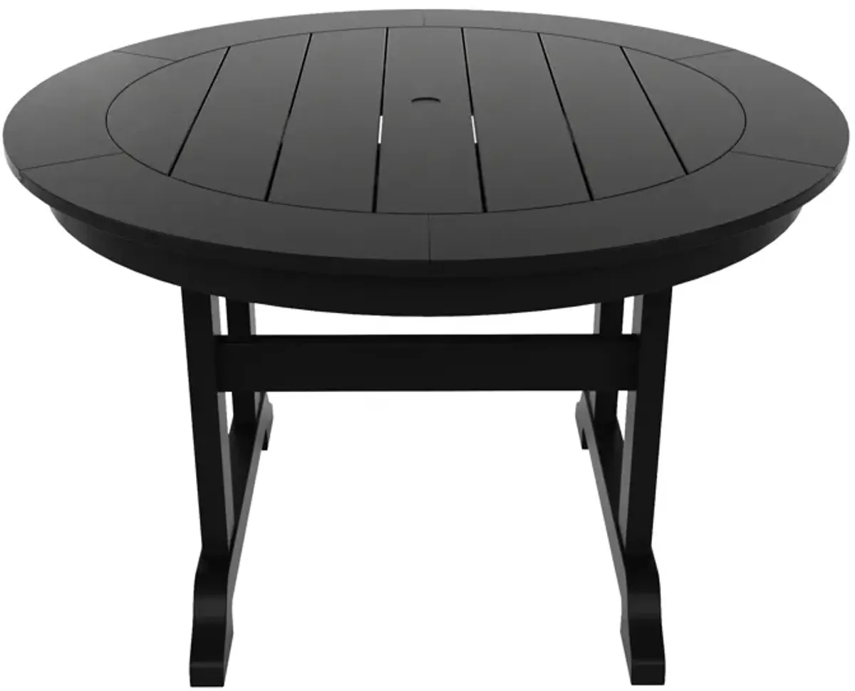 WestinTrends 47" Round Outdoor Patio Dining Table