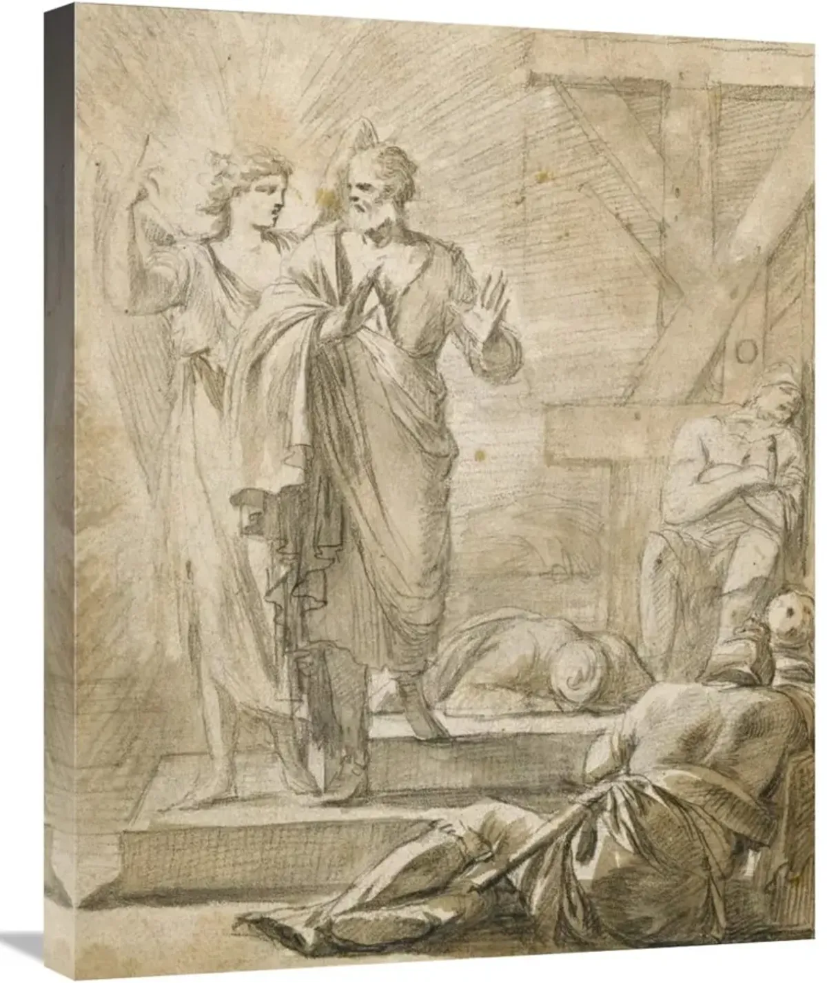 The Liberation of Saint Peter-Canvas Art-22x28