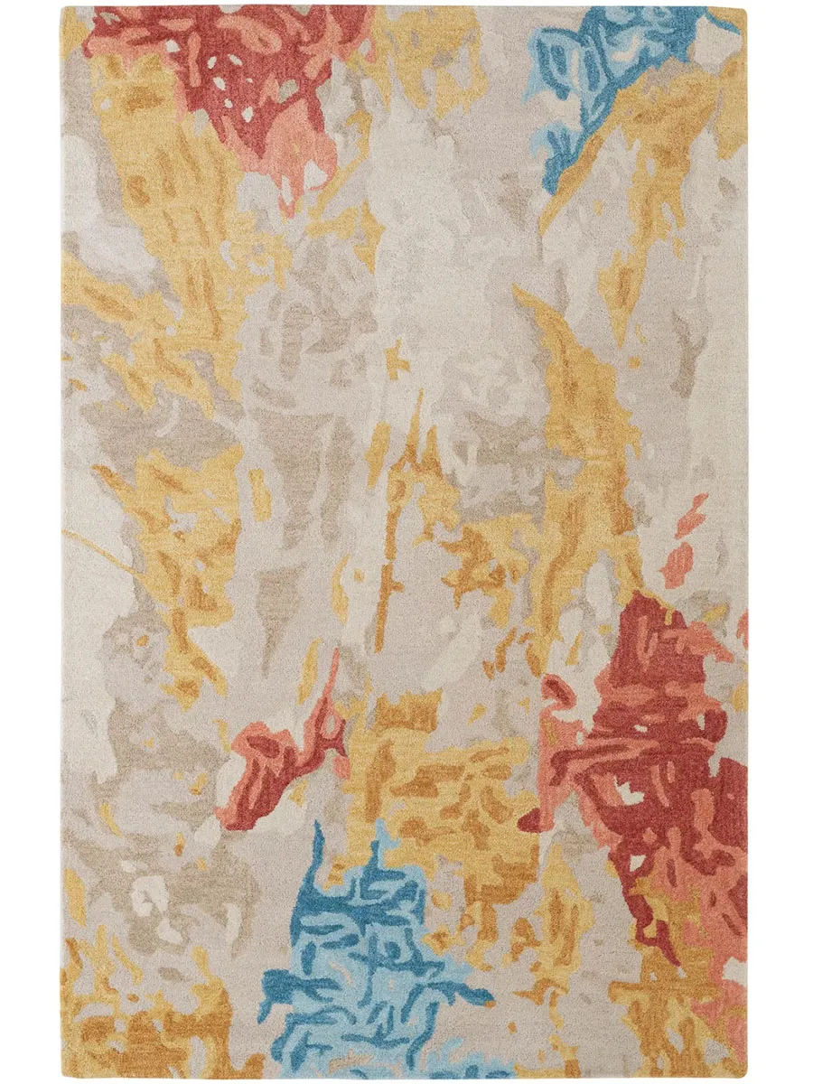 Everley 8646F Ivory/Yellow/Blue 8' x 10' Rug