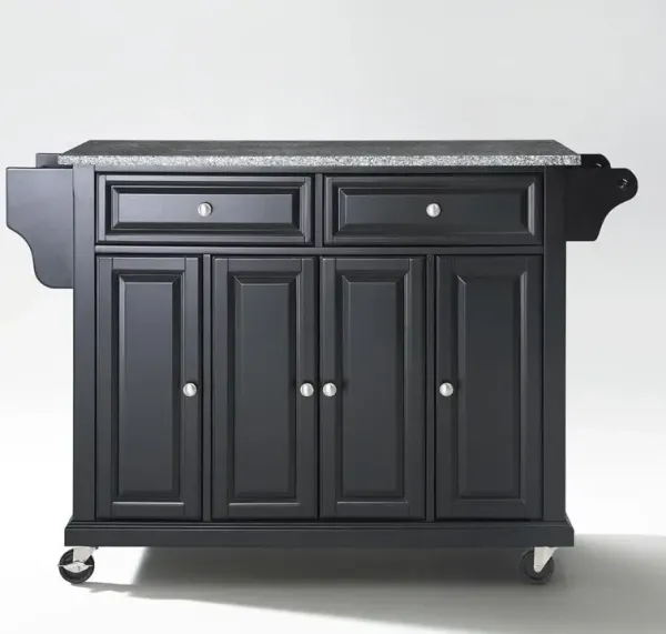 Full Size Granite Top Kitchen Cart