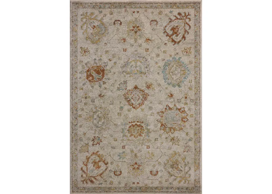 Mona Oatmeal/Multi 7'6" x 10' Area Rug by Magnolia Home by Joanna Gaines x Loloi