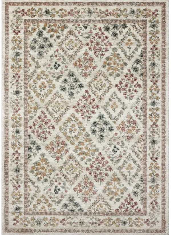 Laurel LAU-04 Cream 6''6" x 9''2" Rug by Rifle Paper Co.