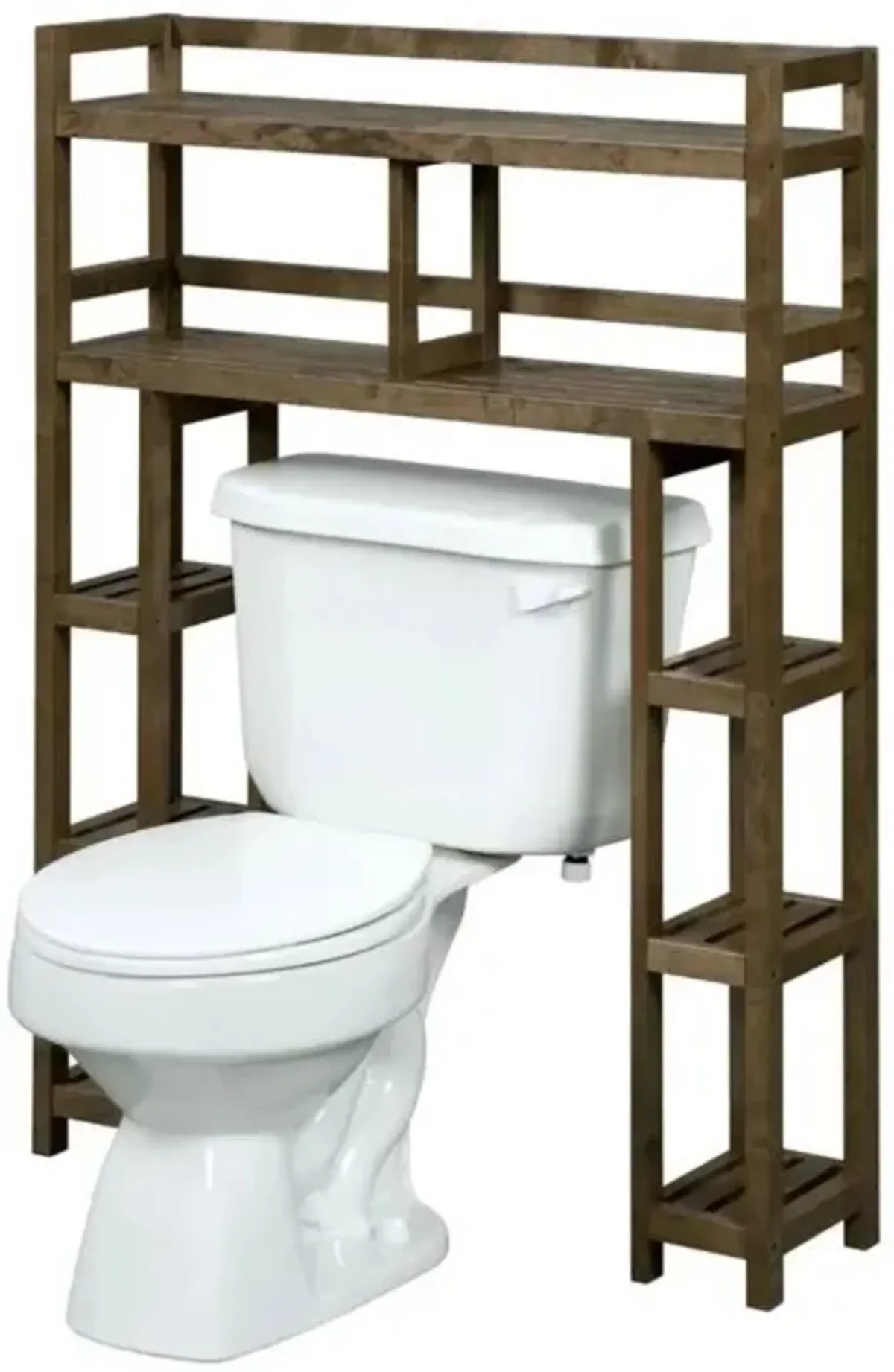 Hivvago Solid Wood Over the Toilet Bathroom Storage Unit