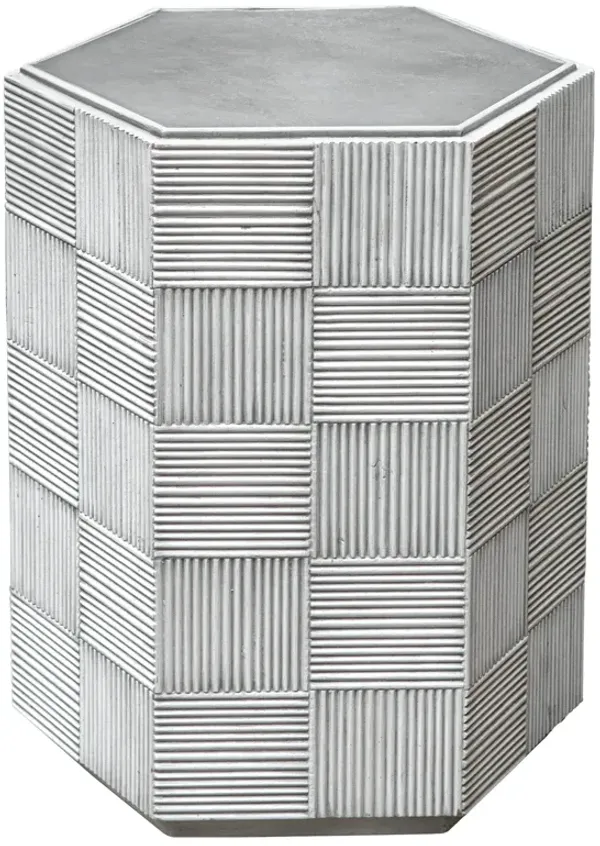 Silo Hexagonal Accent Table