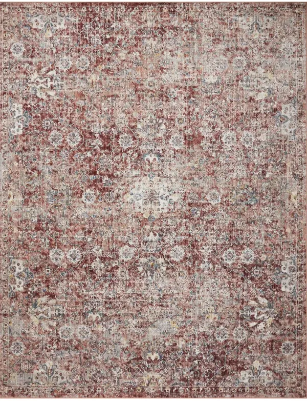 Cassandra Rust/Ivory 11'6" x 15' Area Rug