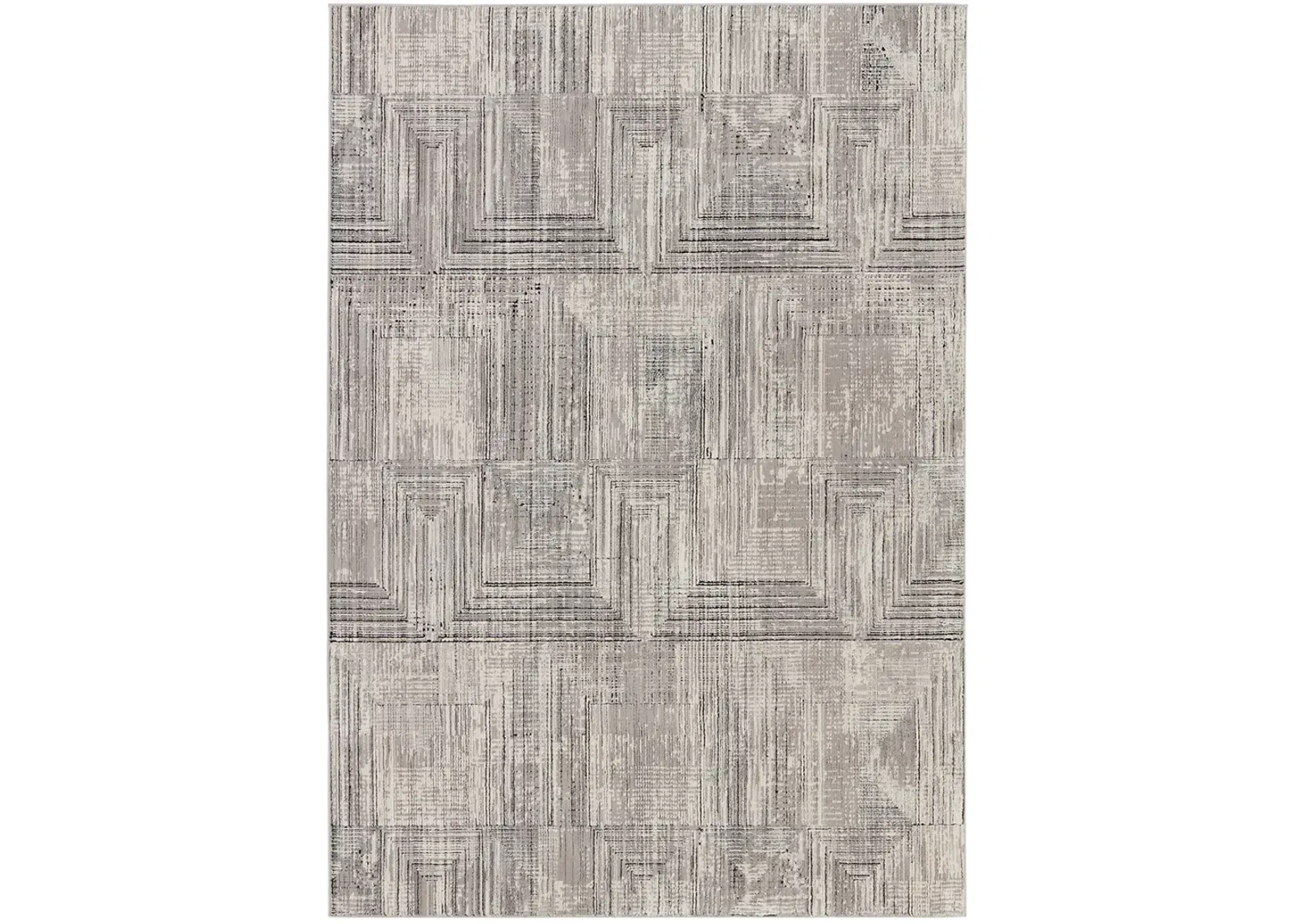 Graphite Sublime Gray 2'8" x 8' Runner Rug