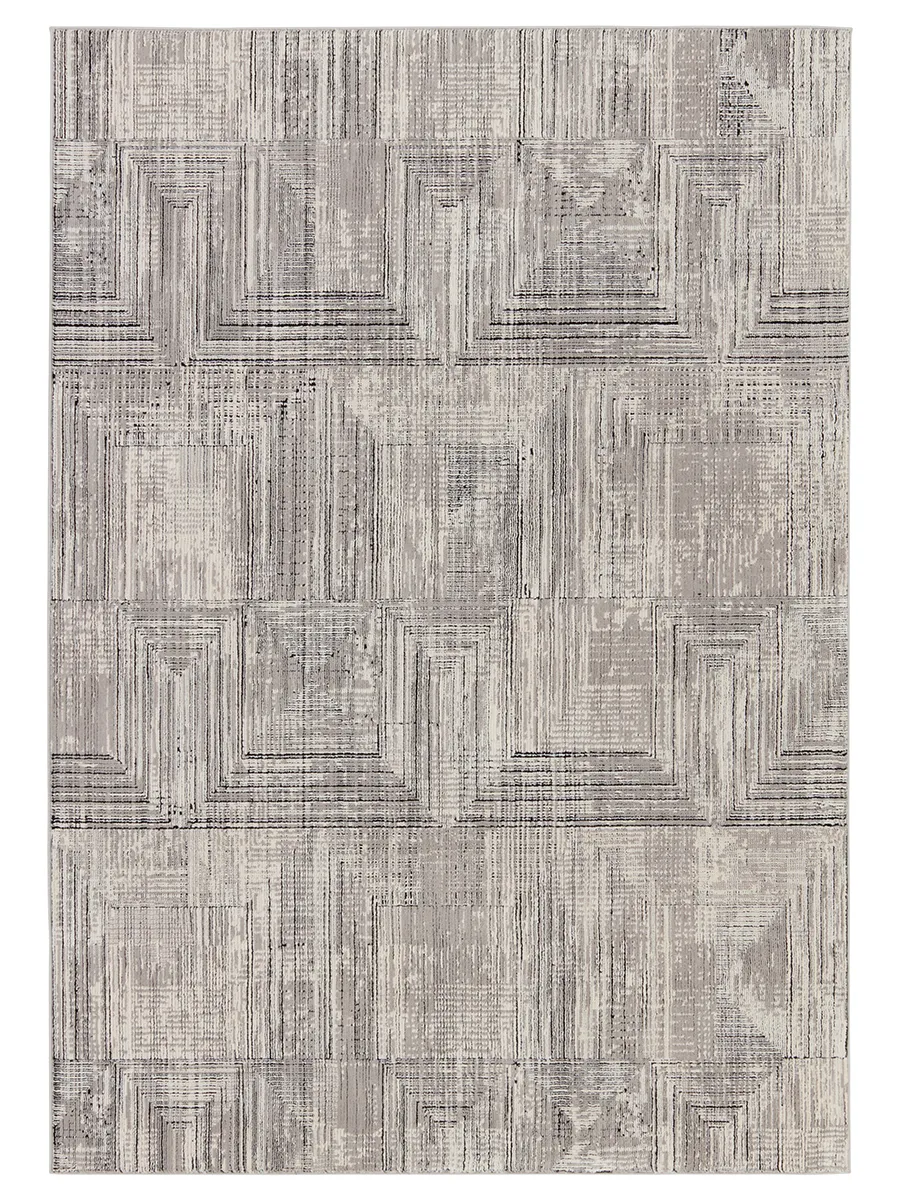 Graphite Sublime Gray 2'8" x 8' Runner Rug