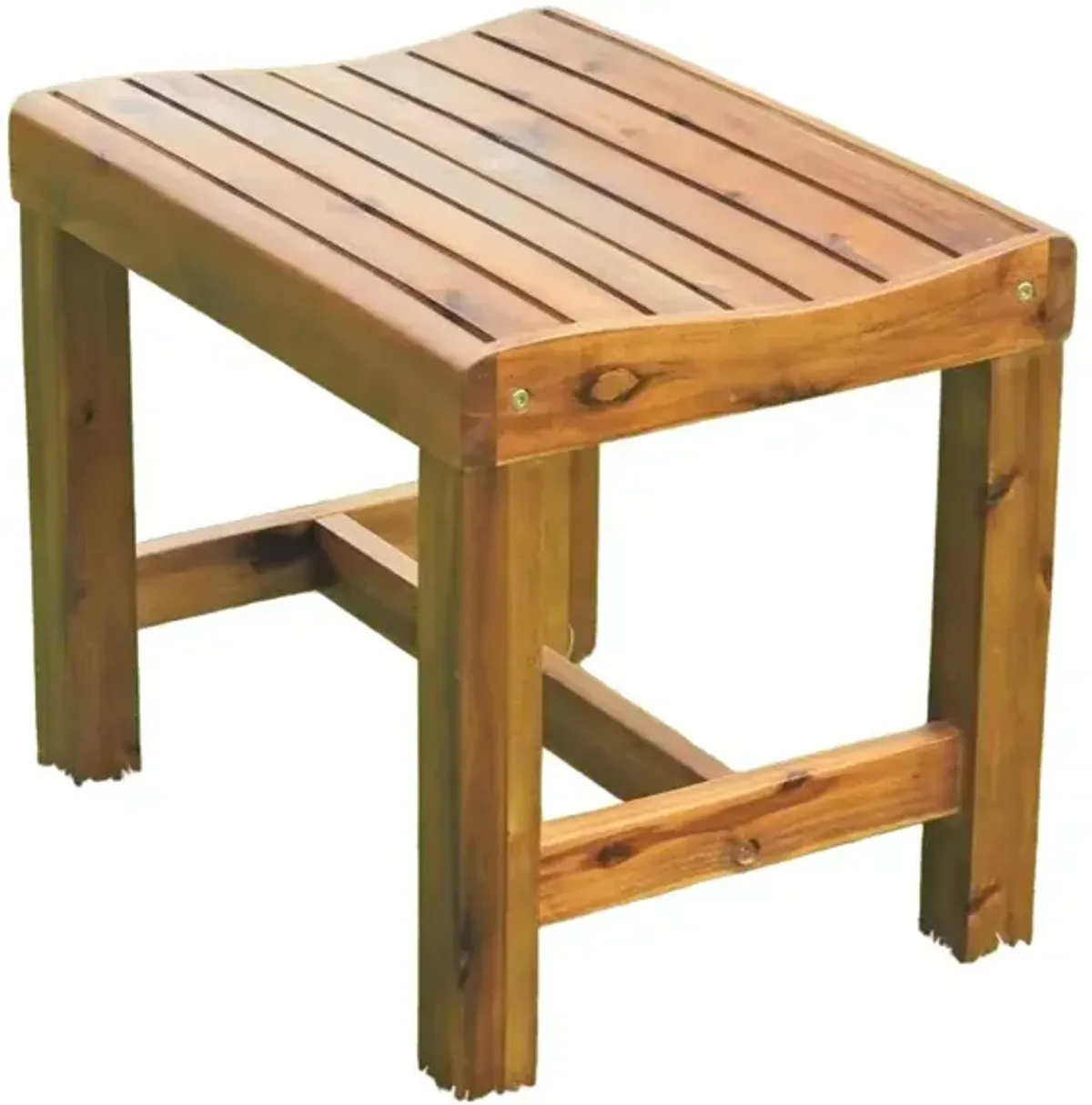 International Caravan Highland 22-inch Garden Bench, stain