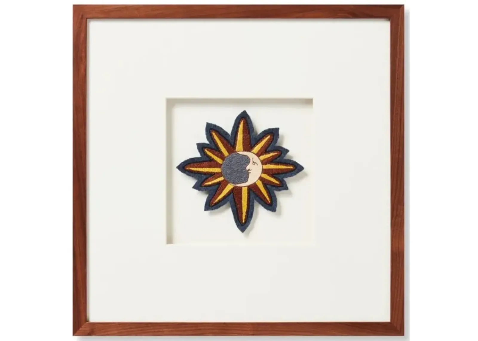 Mystic Patch Blue Brown Wall Art