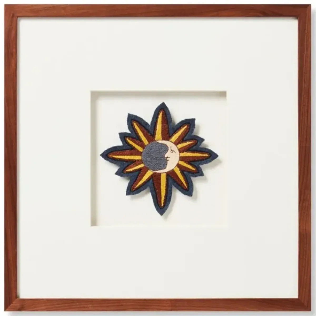 Mystic Patch Blue Brown Wall Art