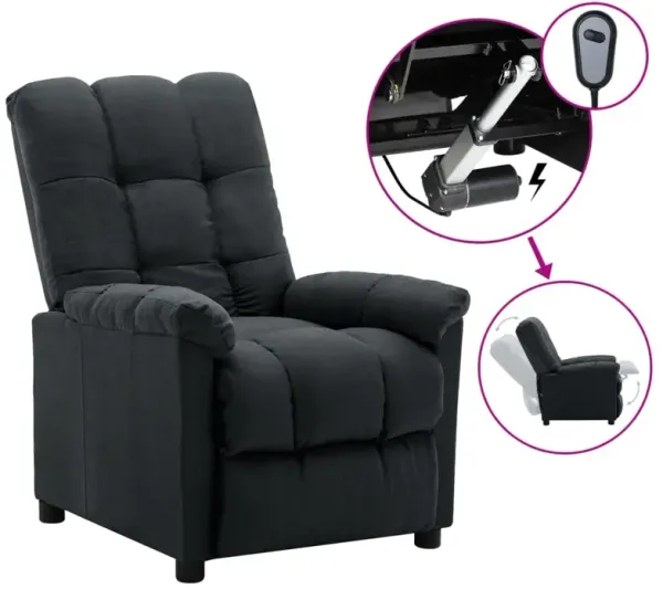 Recliner Dark Gray Fabric