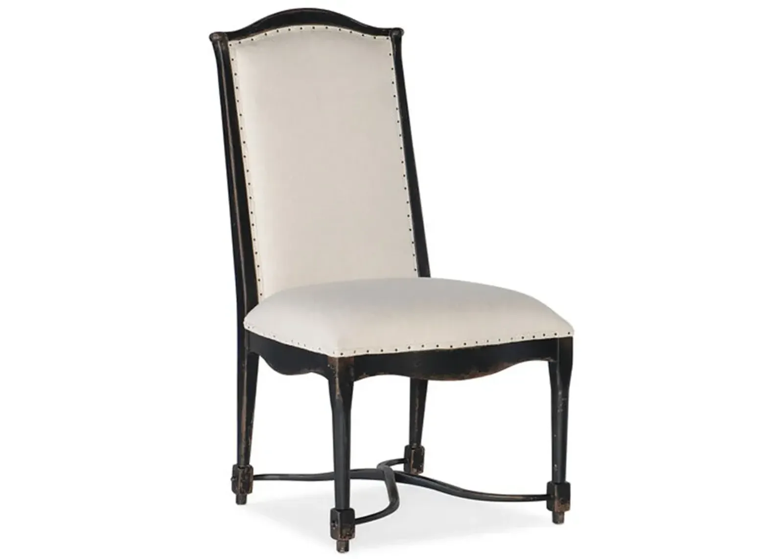 Ciao Bella Upholstered Back Side Chair in Black