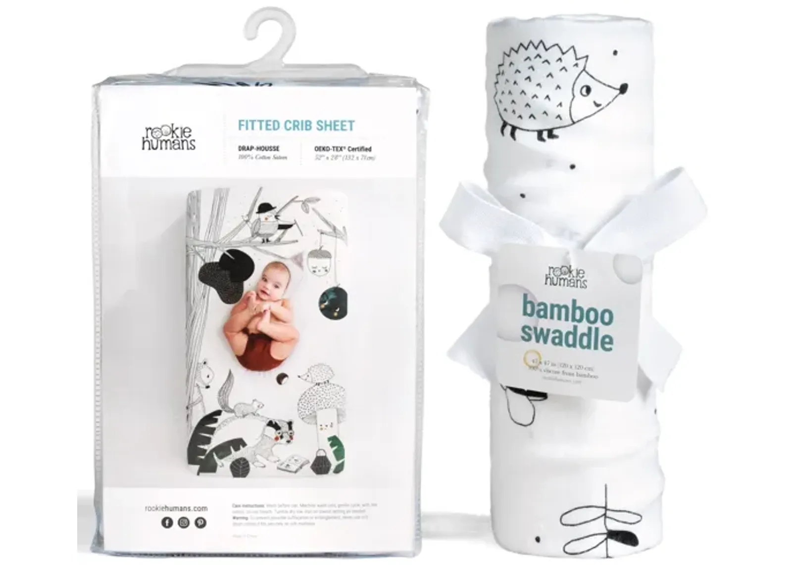 Woodland Dreams Crib Sheet & Swaddle Bundle