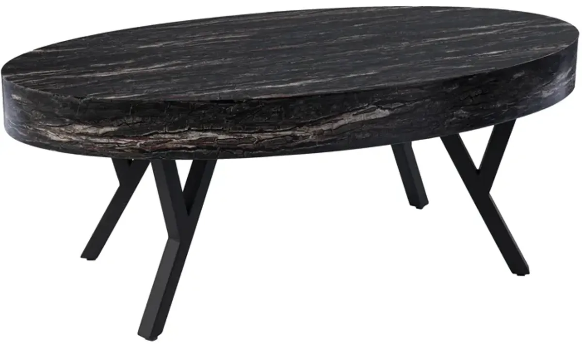 Twemlow Faux Marble Cocktail Table