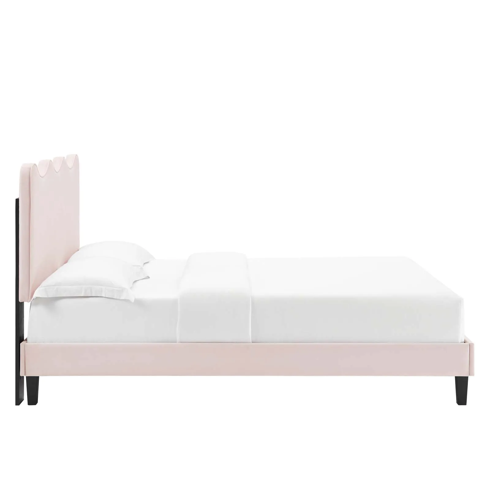 Modway - Current Performance Velvet Full Platform Bed