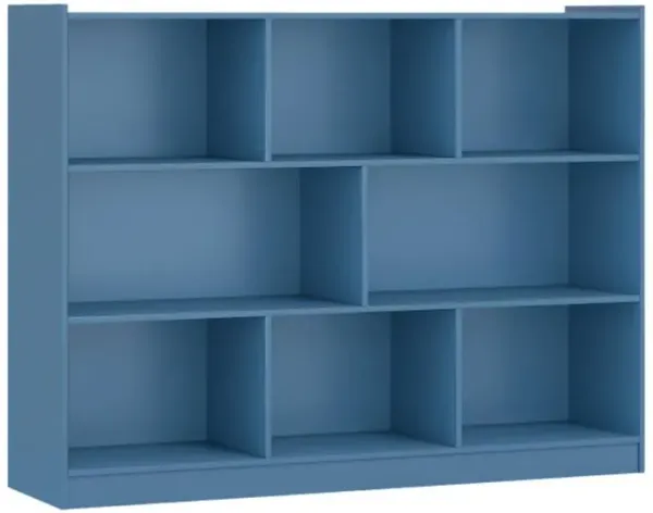 Hivvago 3-Tier Open Bookcase 8-Cube Floor Standing Storage Shelves