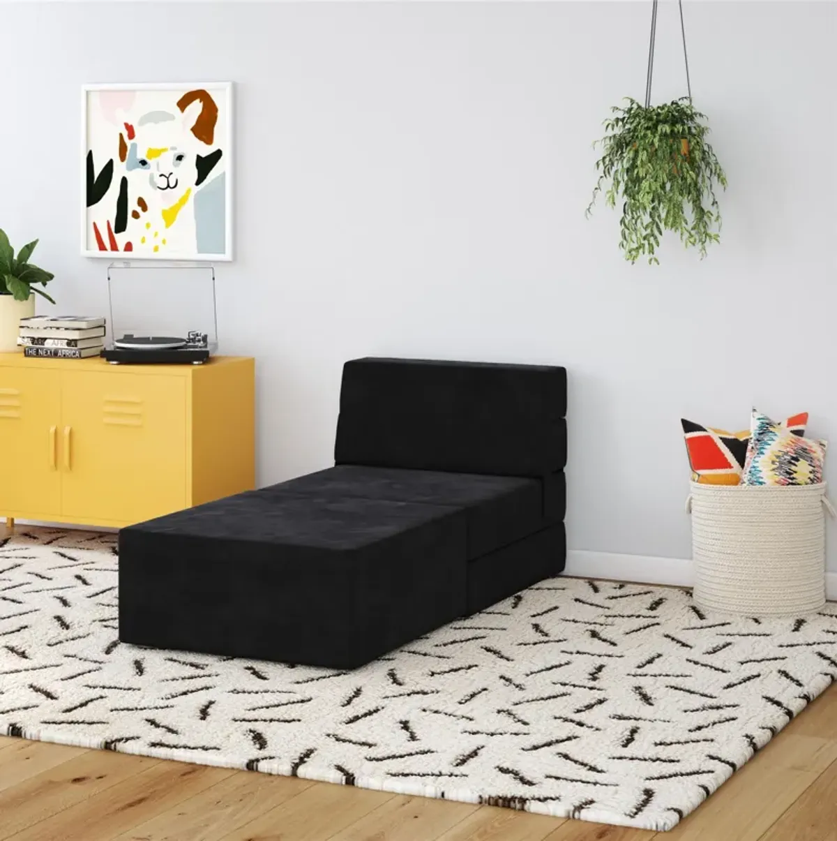 Novogratz The Flower Kids Ottoman Pouf