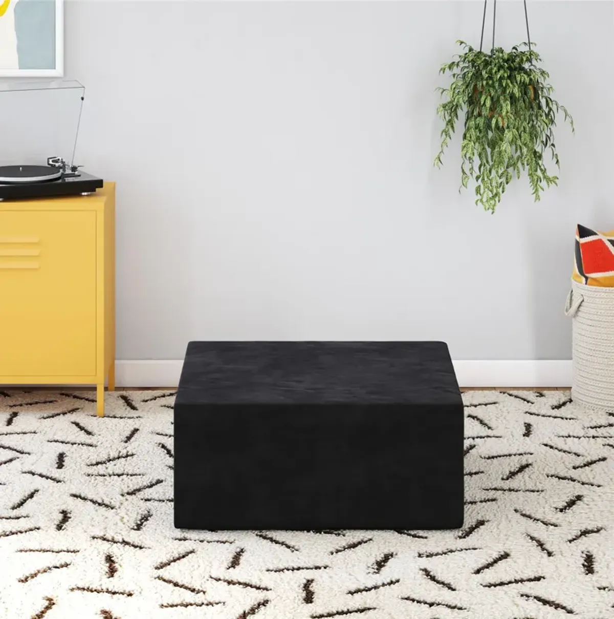 Novogratz The Flower Kids Ottoman Pouf