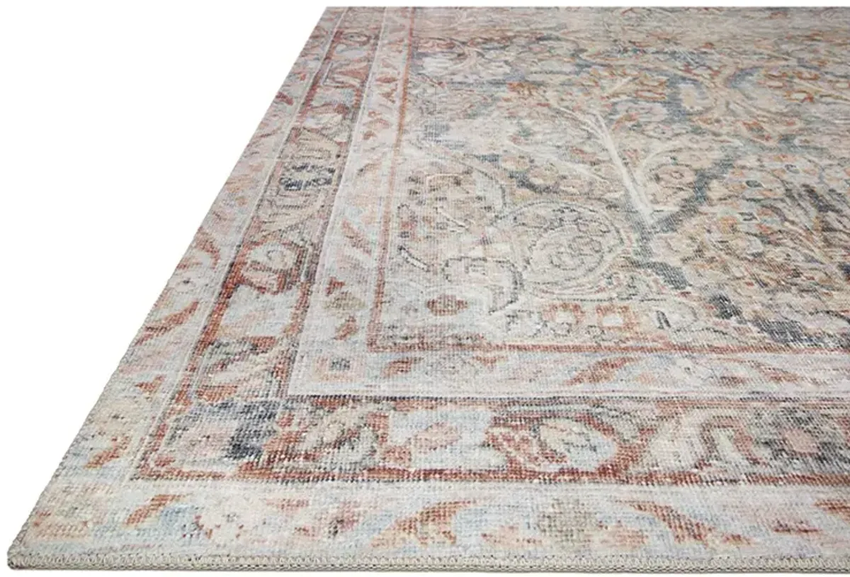 Lenna LEA02 Ocean/Apricot 7'6" x 9'6" Rug