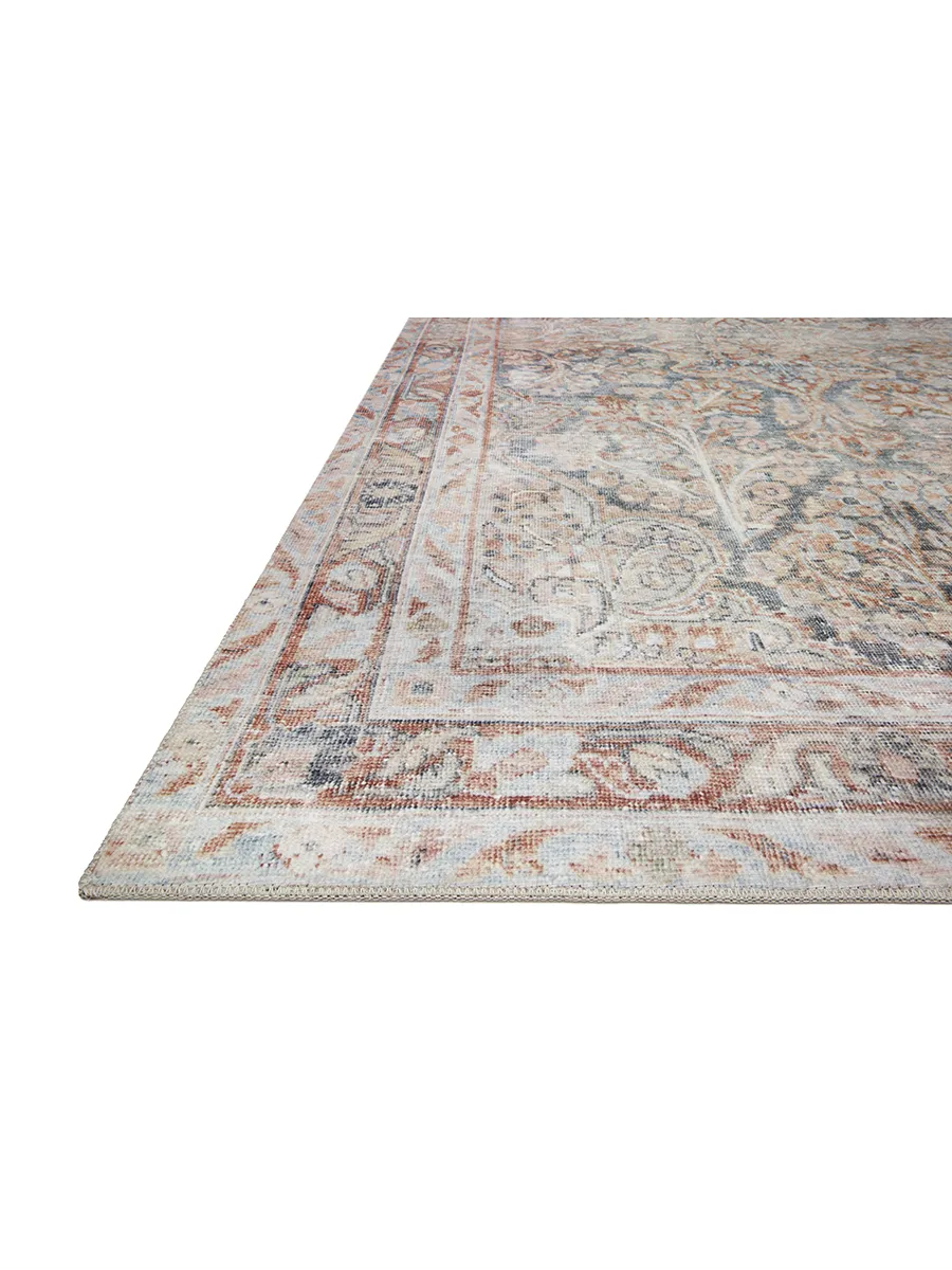 Lenna LEA02 Ocean/Apricot 7'6" x 9'6" Rug