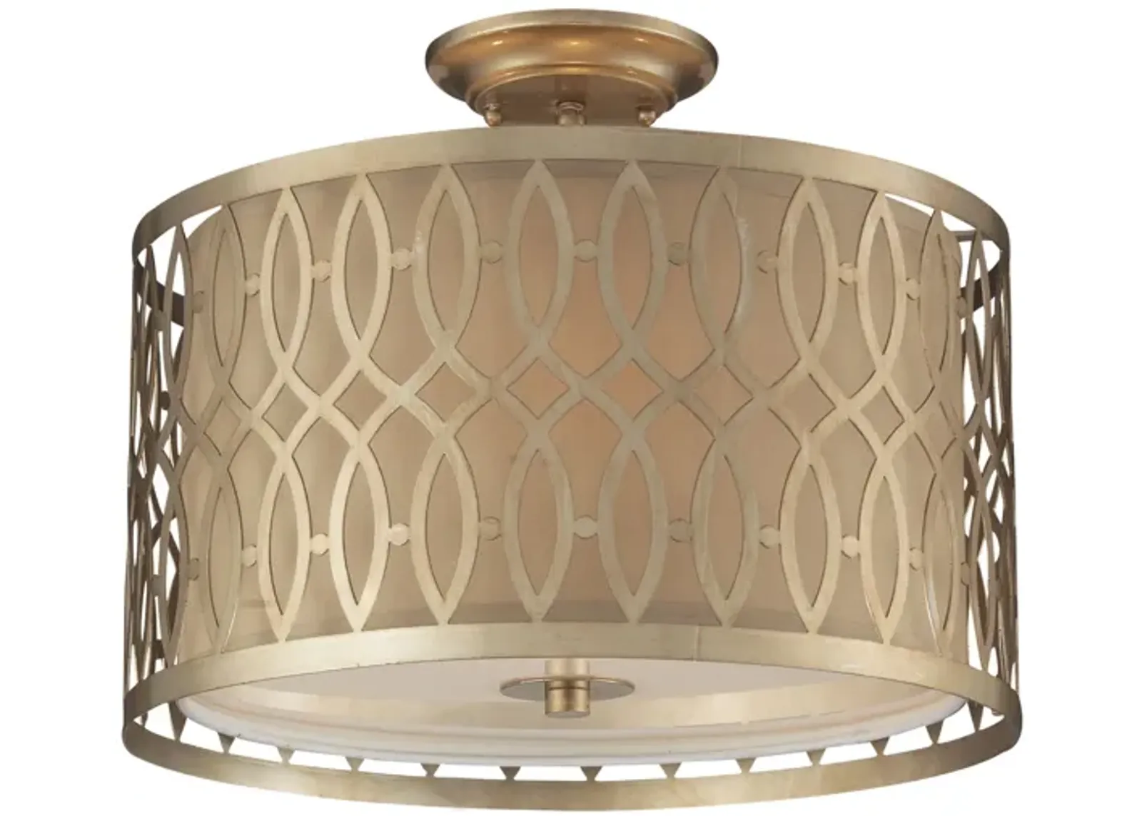 Estonia 16'' Wide 3-Light Semi Flush Mount