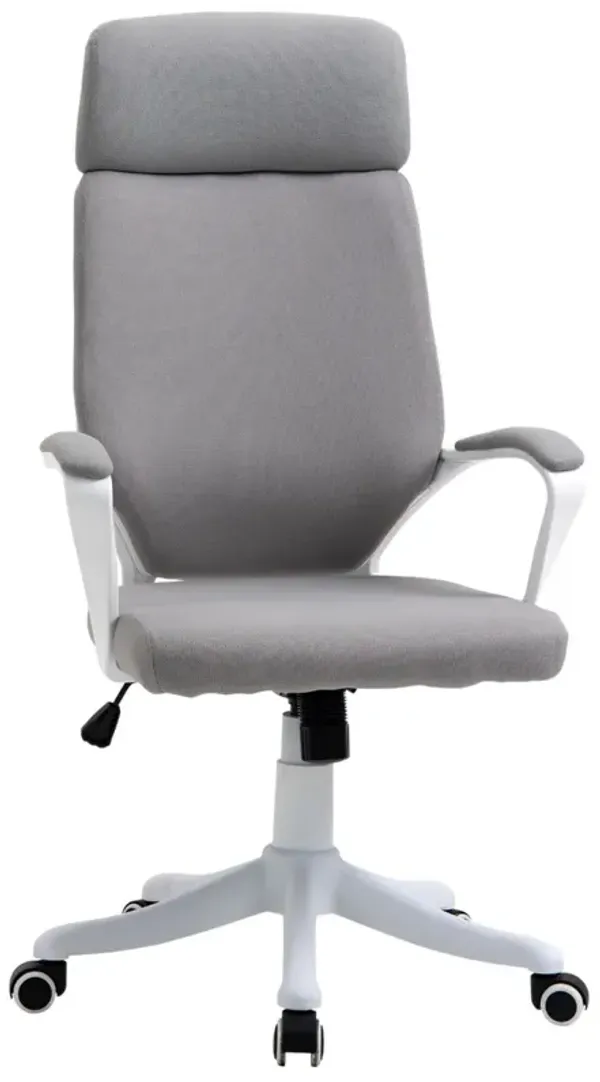 Versatile Task Chair: 360° Swivel High Back with Lumbar Support