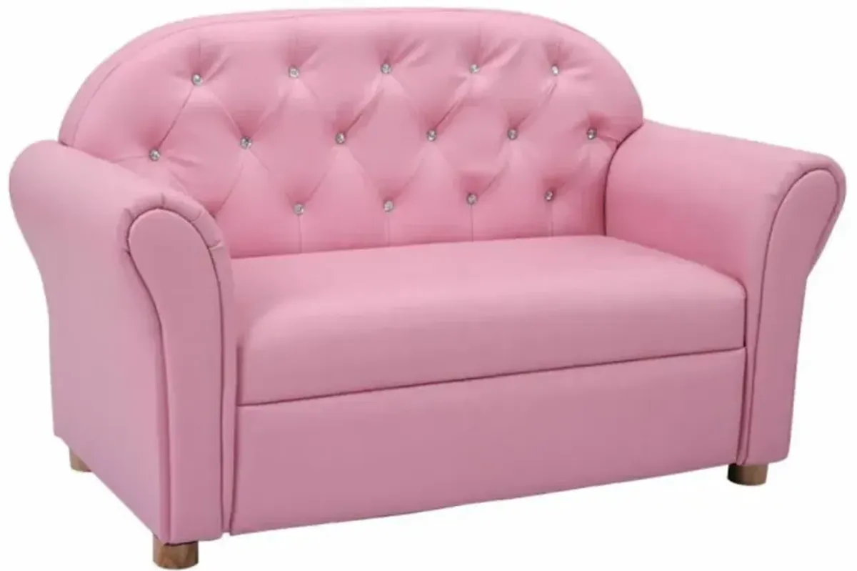 Hivvago Kids Princess Armrest Chair Lounge Couch