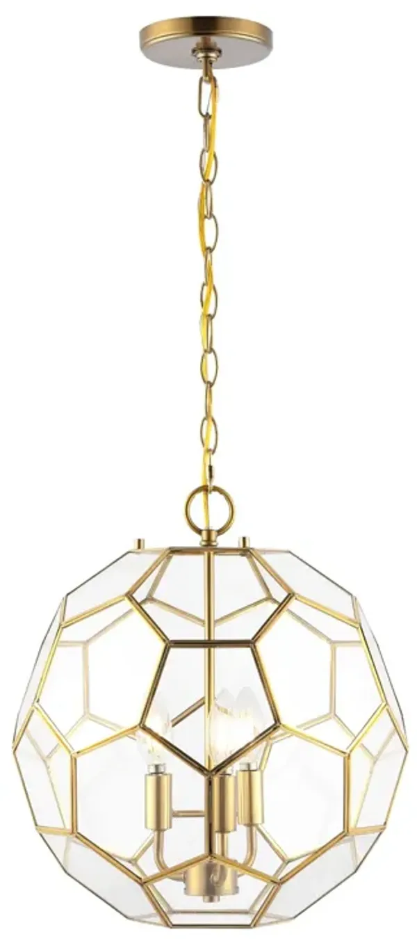 Bee Modern Bohemian Iron/Glass LED Pendant