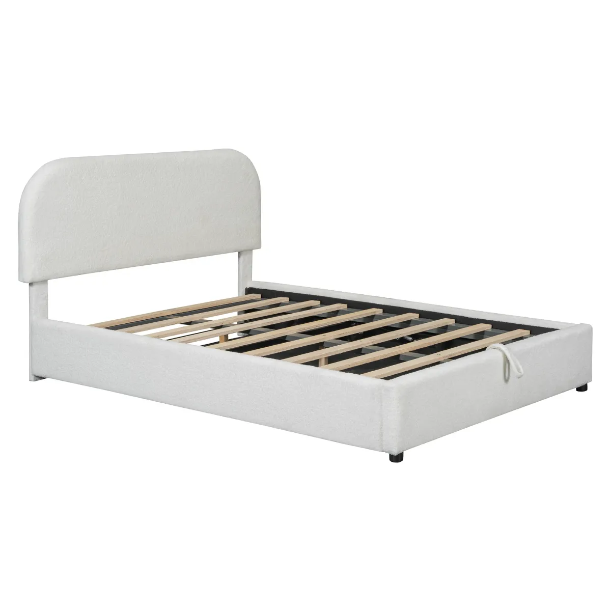 Merax Teddy Platform Bed with Hydraulic Storage System