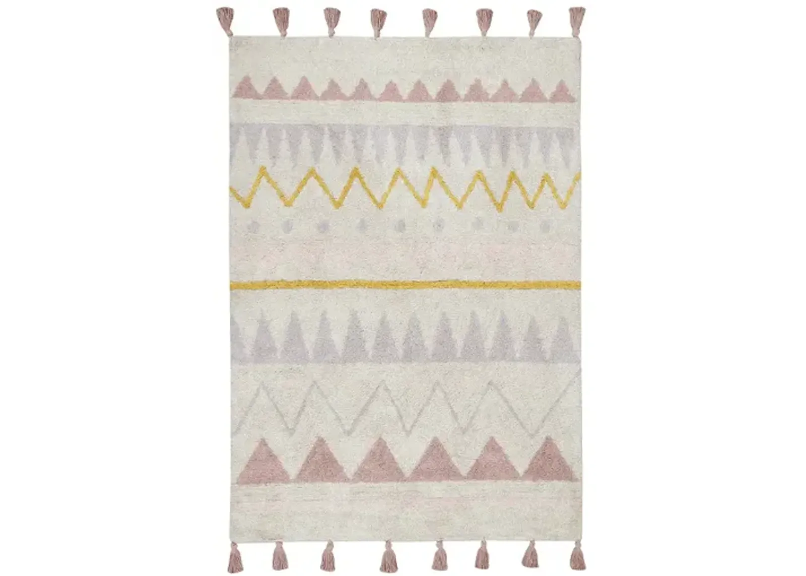 Washable rug Azteca Natural-Vintage Nude