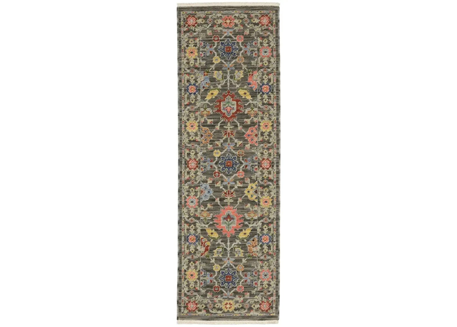 Lucca 2' x 6' Grey Rug