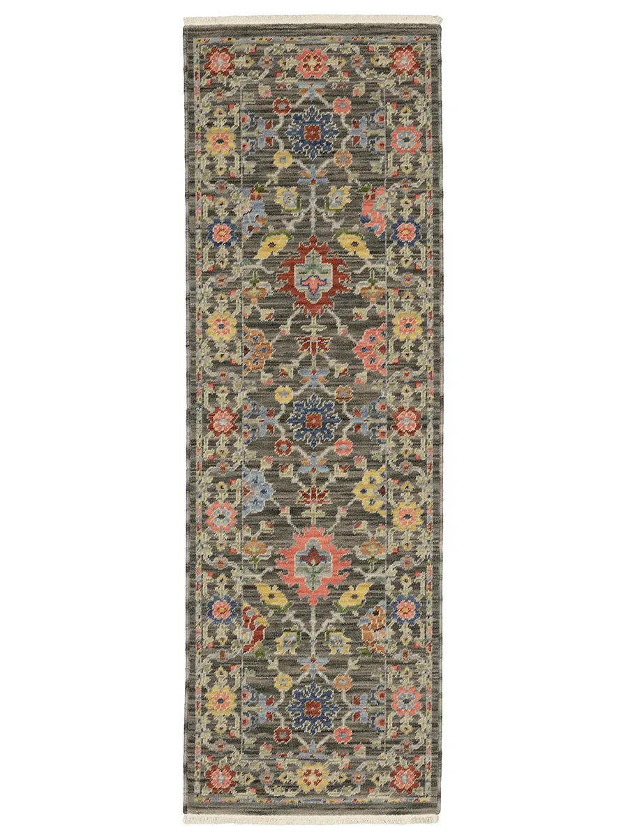 Lucca 2' x 6' Grey Rug