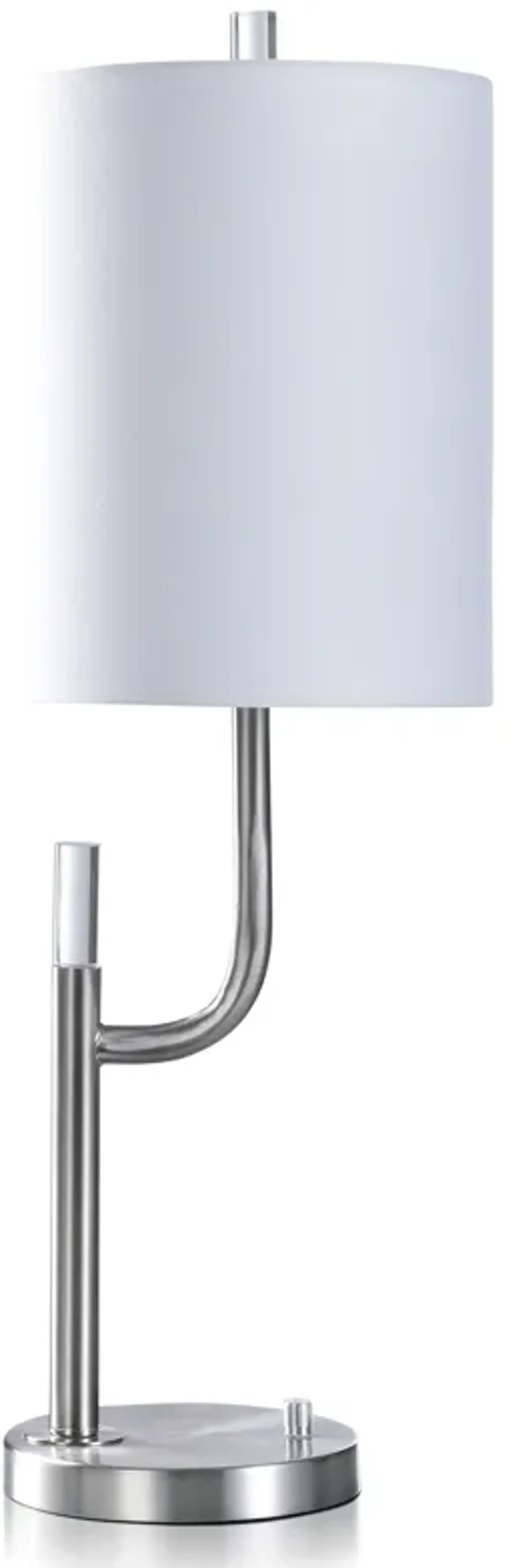 Brushed Steel Modern Desk Lamp