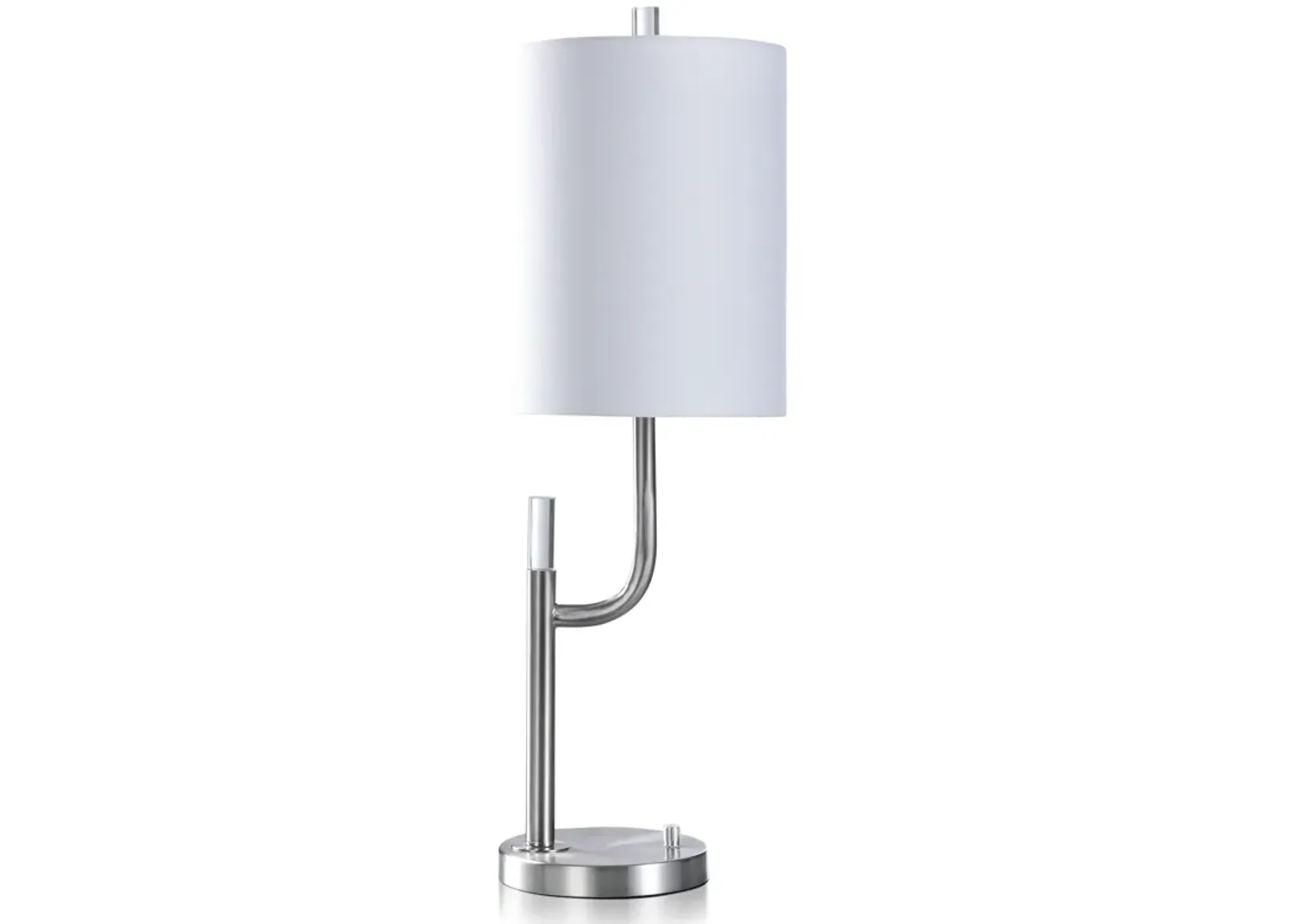 Brushed Steel Modern Desk Lamp