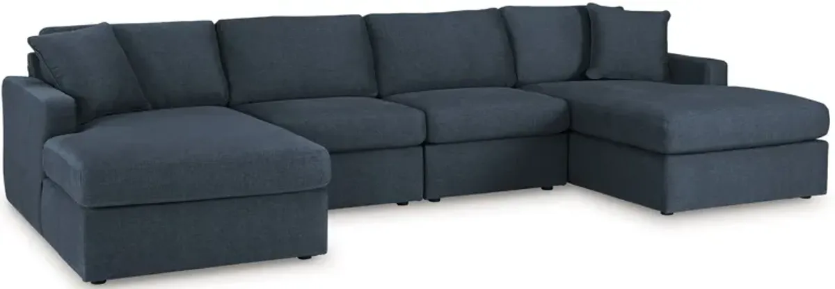 Modmax Ink 4-Piece Double Chaise Sectional