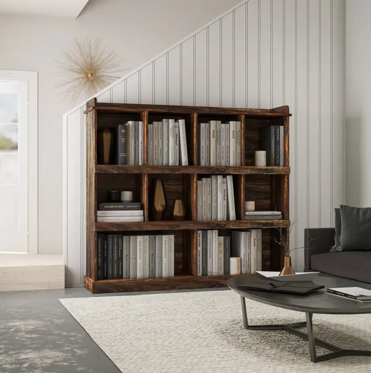 10-Shelf Bookcase