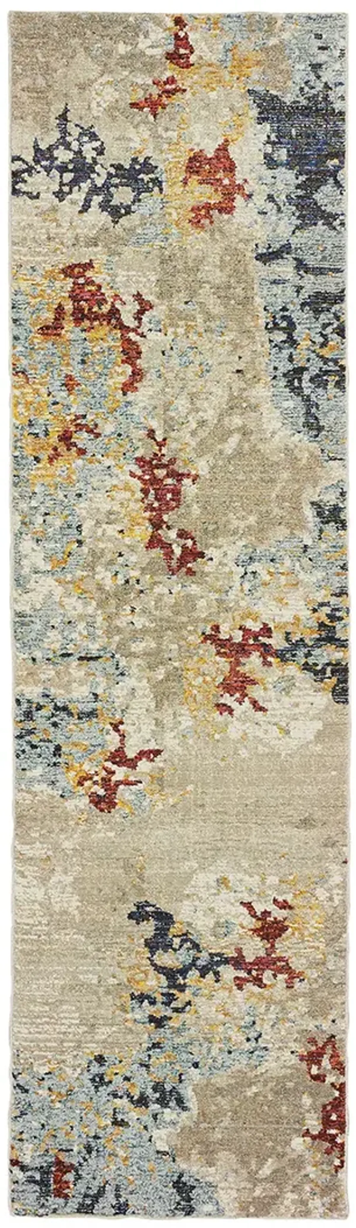 Evolution 2'3" x 8' Beige Rug