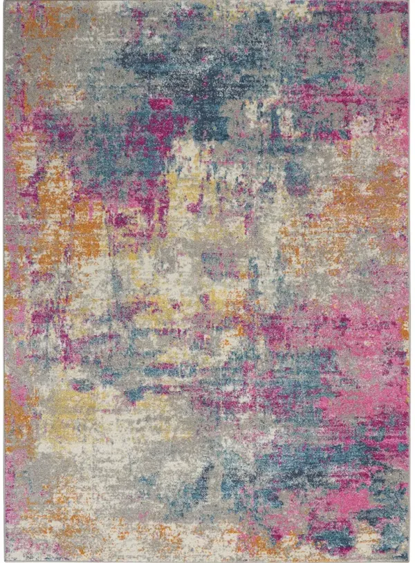 Passion PSN36 Ivory/Multicolor 3'9" x 5'9" Rug