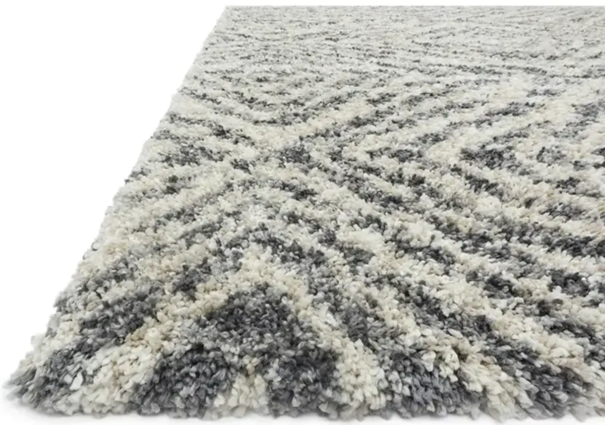 Quincy QC01 Graphite/Sand 8'10" x 12' Rug