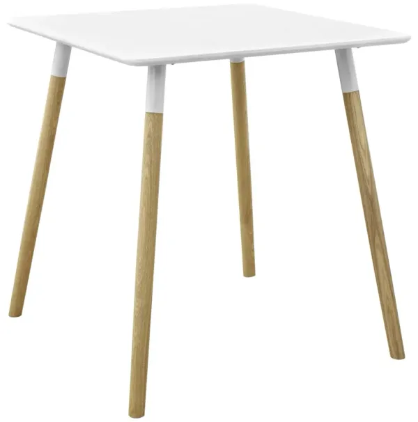 Modway - Continuum 28" Square Dining Table White