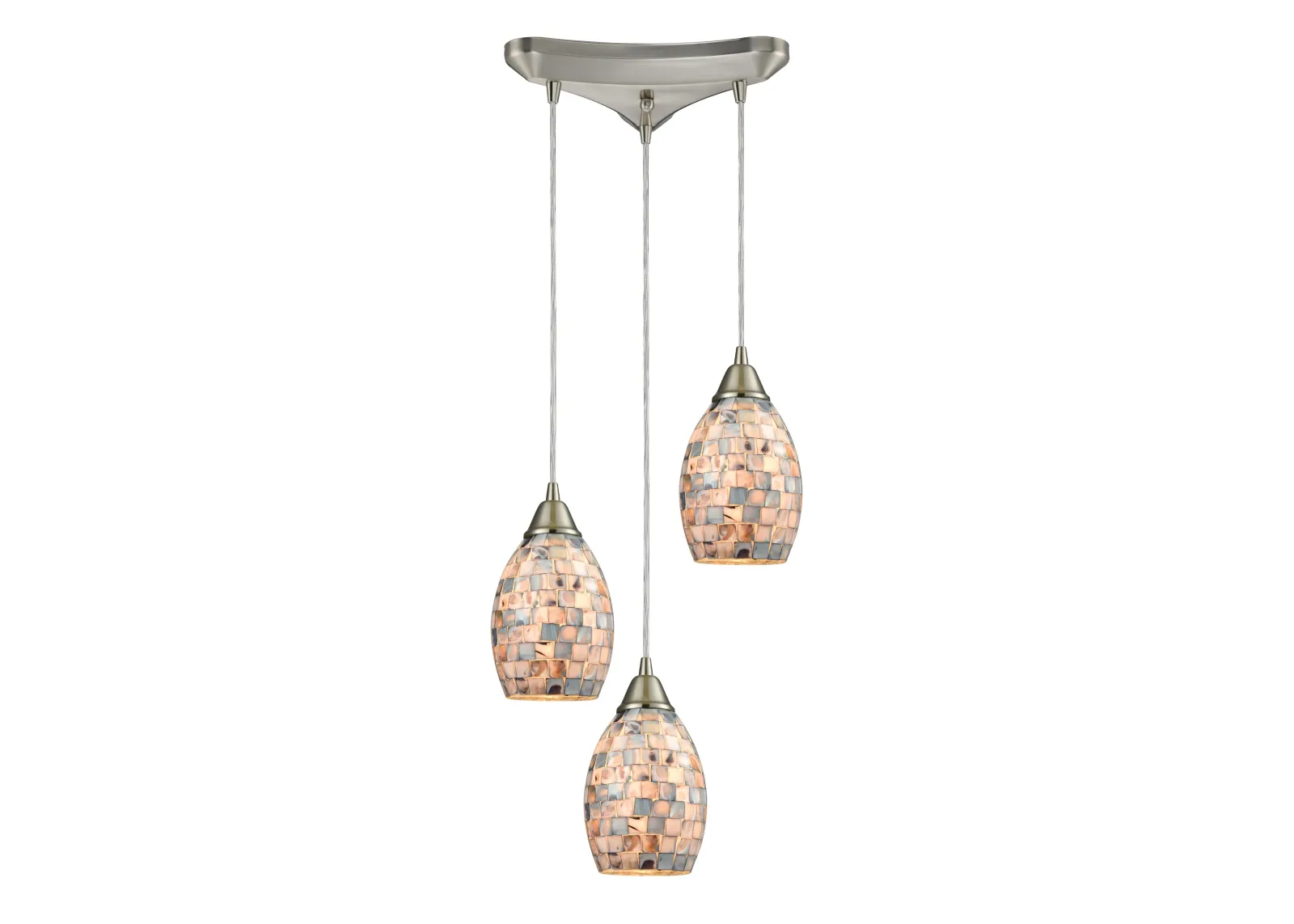 Capri 11" Wide 3-Light Mini Pendant