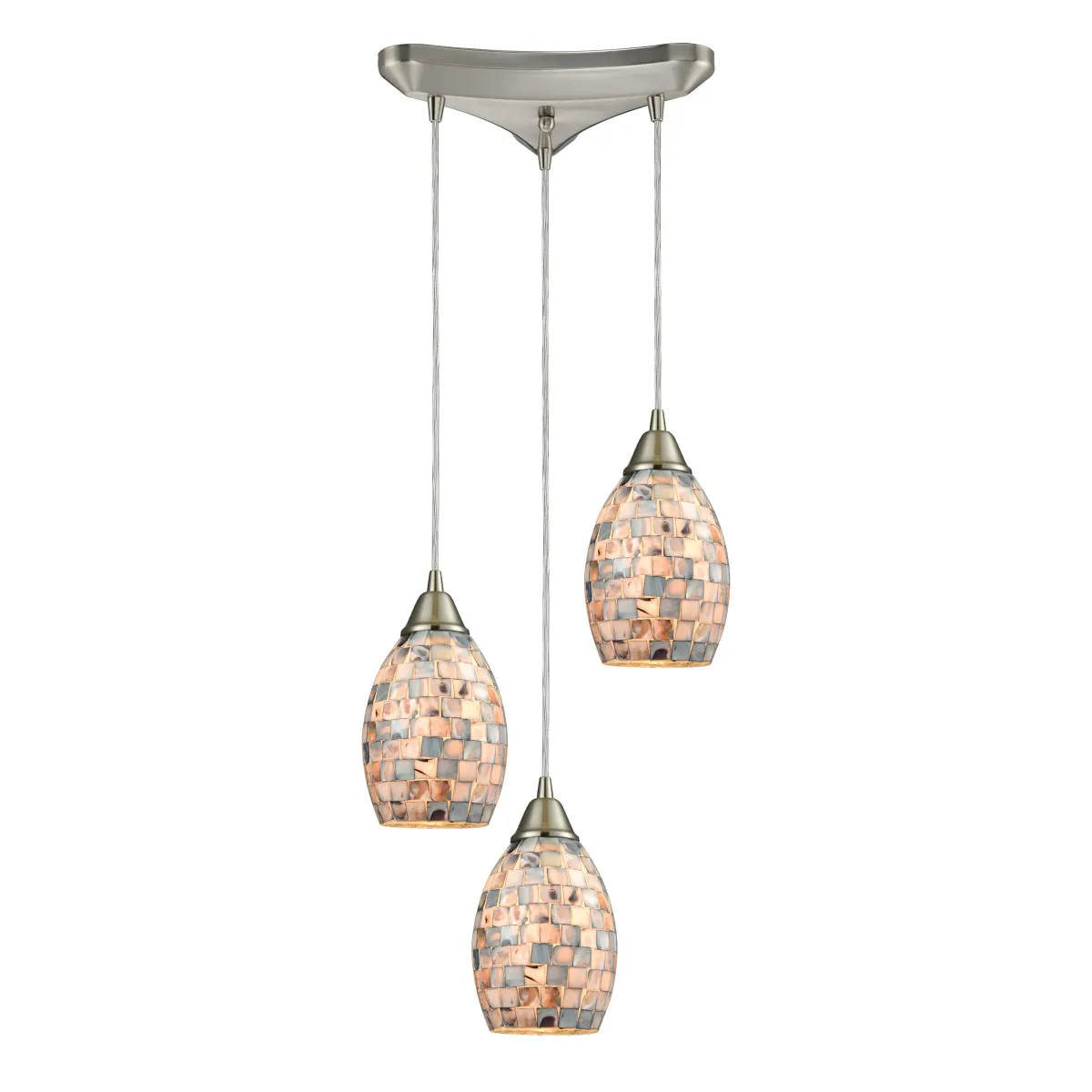 Capri 11" Wide 3-Light Mini Pendant