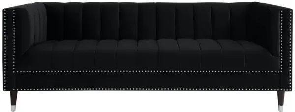 Nicole Miller Ellison Velvet Sofa