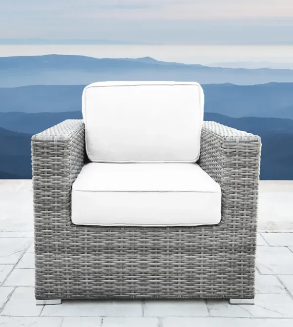 Living Source International Fully Assembled Patio Chair with Cushions (New)Sunbrella Canvas