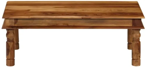 vidaXL Coffee Table Solid Sheesham Wood 43.3"x23.6"x15.7"