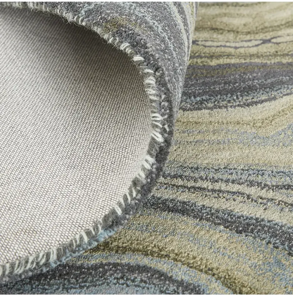 Amira 8631F Blue/Ivory/Green 5' x 8' Rug