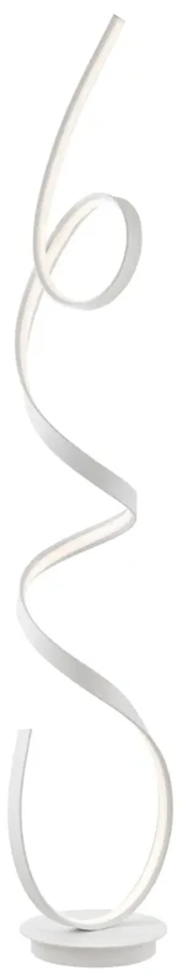 Amsterdam Floor Lamp White Metal Dimmable Integrated LED