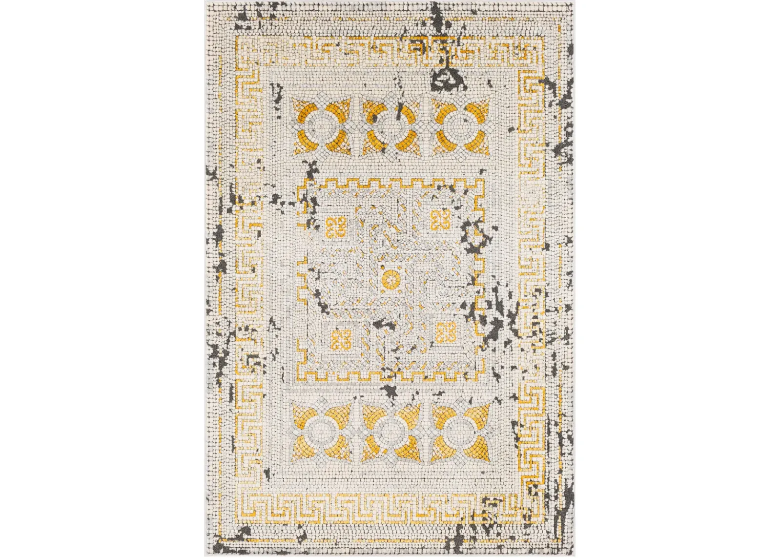 Venezia VNZ-2300 1'11' x 2'11' Yellow Rug