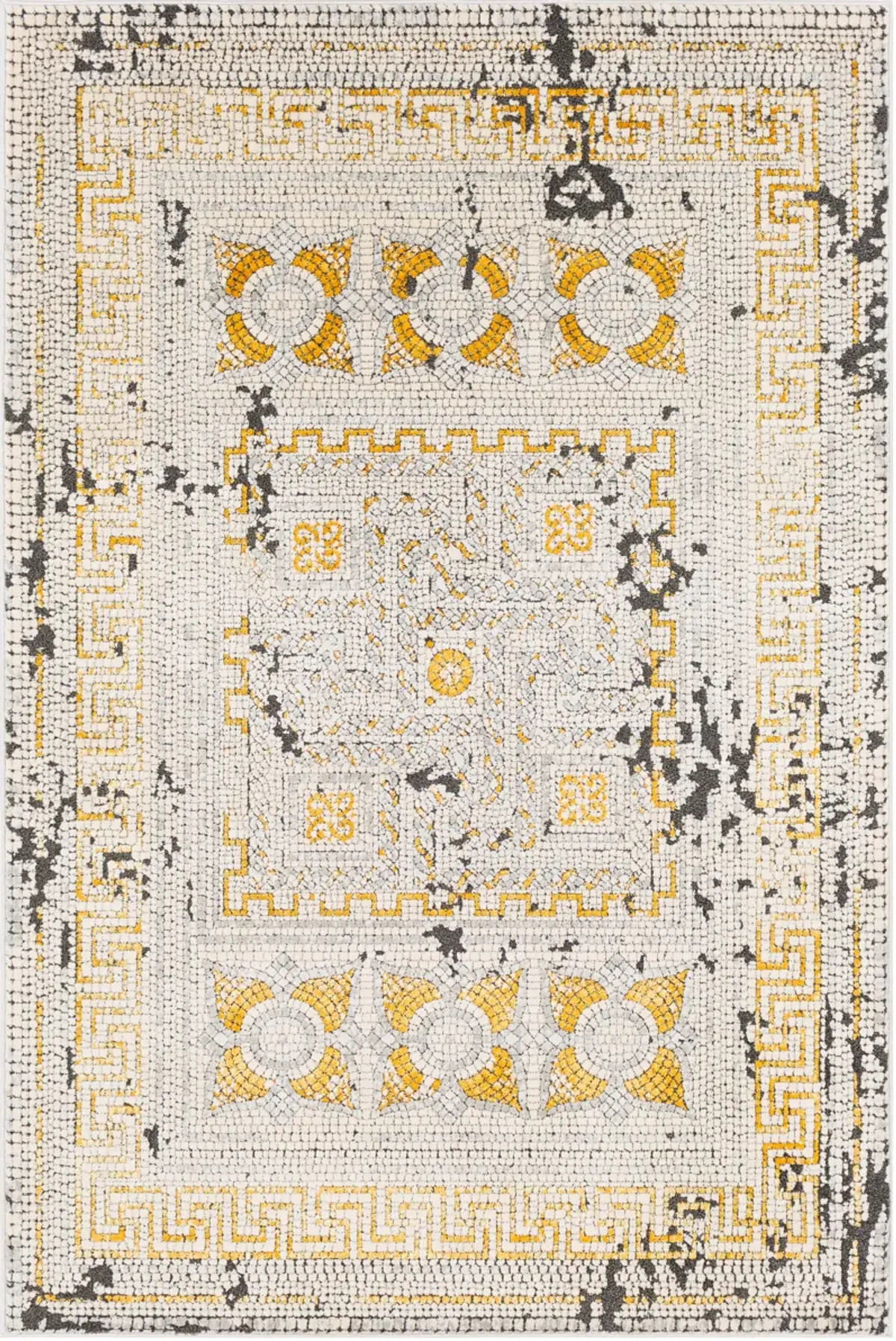 Venezia VNZ-2300 1'11' x 2'11' Yellow Rug