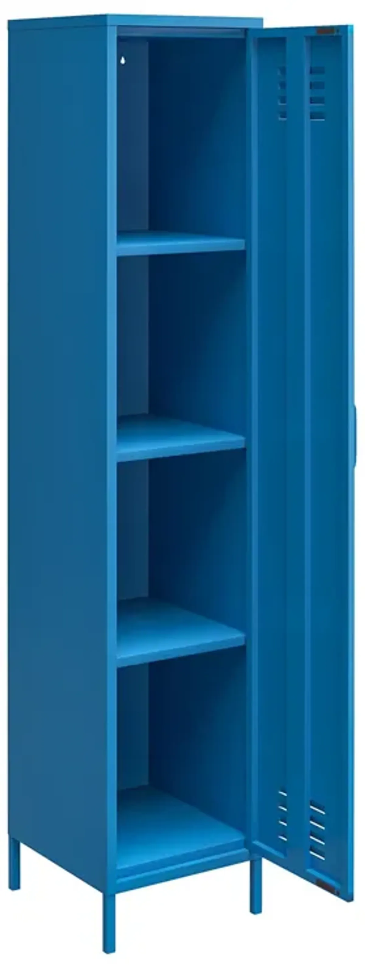 Cache Cache 1 Door Tall Single Metal Locker Style Storage Cabinet